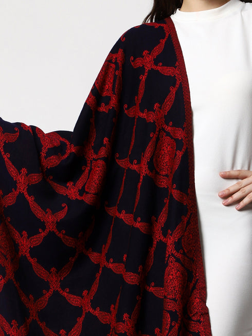 Women's Jamawar Wool Stole